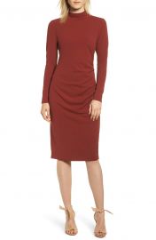 Chelsea28 Mock Neck Body-Con Dress at Nordstrom